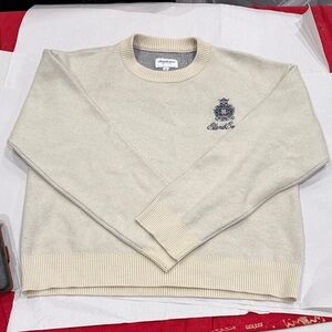 Elegant Beige Crewneck Sweater